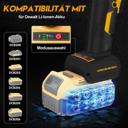 Smerigliatrice angolare a batteria 3 velocità 125 mm motore brushless con 2 batterie IT - Foto 10 di 12