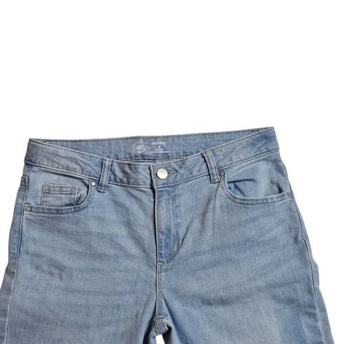 Wonder Nation Skinny Jeans Adjustable Waist Light Wash Denim Size 18 - Picture 2 of 14