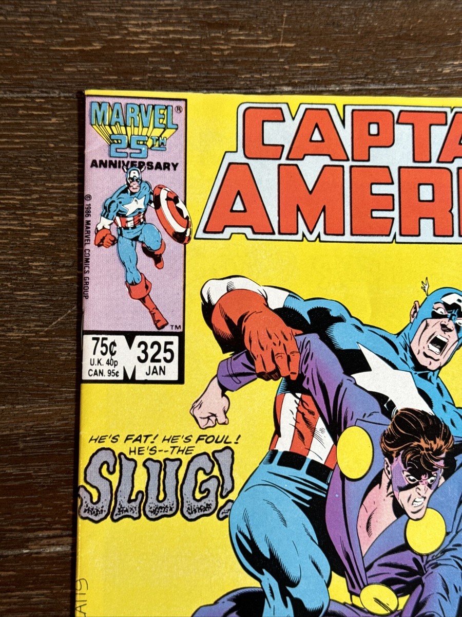 Captain America #325 (Marvel 1987) 1st Slug VF | eBay
