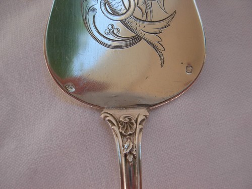 PUIFORCAT,ANTIQUE FRENCH STERLING SILVER PIE SERVER,LATE 19th CENTURY. - Picture 7 of 10