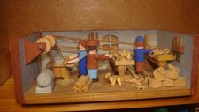 alte Miniatur  Spielzeugmacherstube Flath ? DDR seiffen Erzgebirge