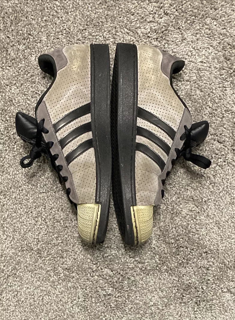 Men Adidas Superstar II 2 Men Shoes Mid Grey Black Shade Grey