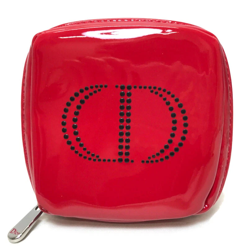 ●Authentique trousse de maquillage Dior Perfums Christian Dior Parfums rouge bon état