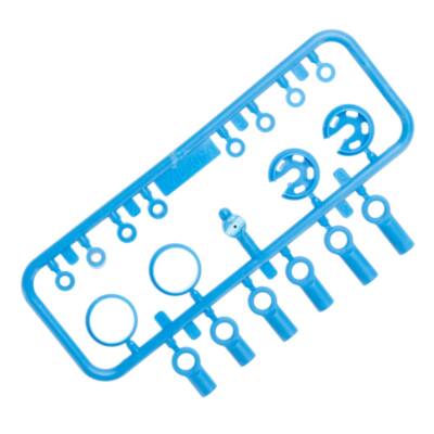NEW Axial 10mm Shock Parts Tree 2 Blue : Wraith / AX10 / Yeti / RR10