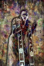 MARILYN MANSON Tribute 27x40in Poster, Marilyn Manson Music Art Free Shipping