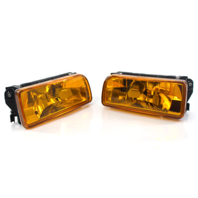 Replacement Fog Light Lens Amber for 92-98 BMW E36 318i 318ti 323i 328i 3 Series
