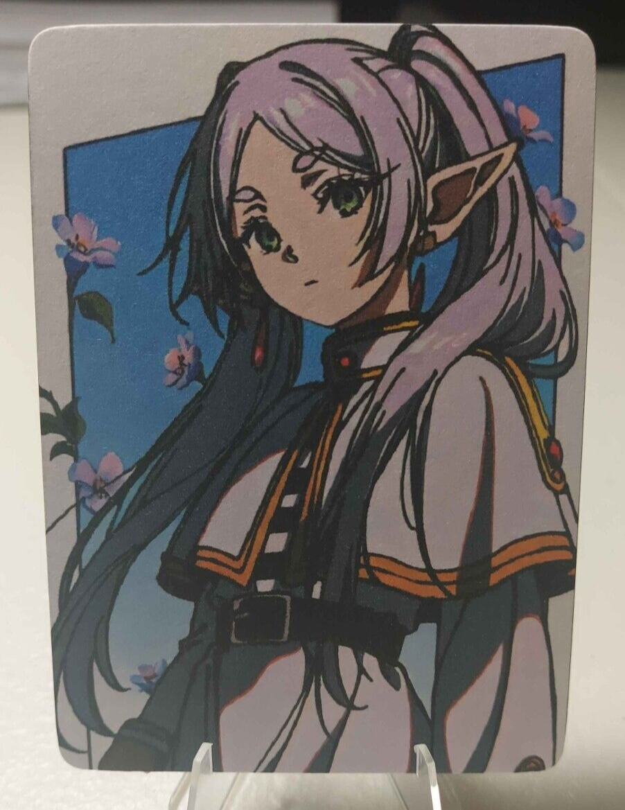 Frieren Full Art Goddess Story Anime Waifu Trading Card