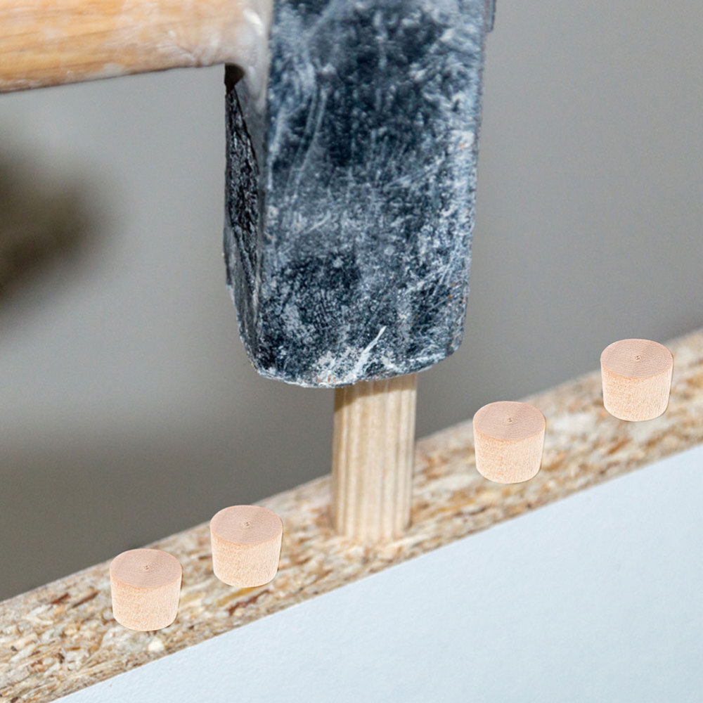 100 Pcs Wooden Cork Pocket Hole Plugs Furniture Carpenter Bee eBay