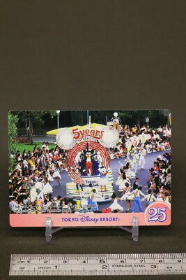 世界に５枚　ディズニー　カード 5th Anniversary World Premiere 1998 Tokyo Disney Resort COLLECTION