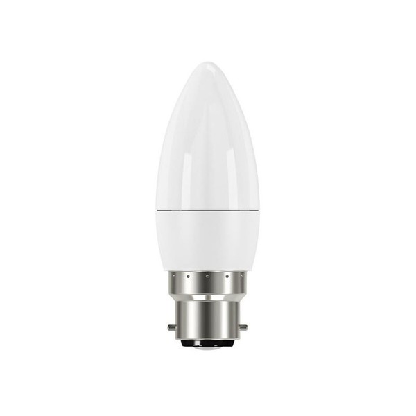 Energizer® LED BC (B22) Opal Kerze Nicht Dimmbar Lampe, Warmweiß 470 Lm 5,2W E-image