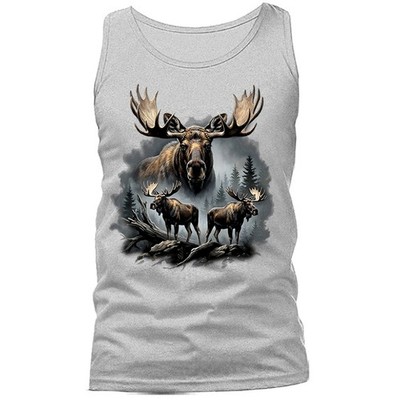 Bull Moose Wilderness Forest Wildlife Nature Tank Top