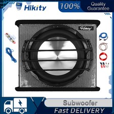 5800W 12" Hikity Bass Box Car Audio Sub Woofer AMP Active Amplified System 90dB