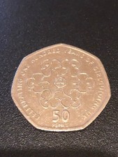 Girl Guides Fifty Pence Coin 50p date 2010 Celebrating 100 Years of GirlGuiding
