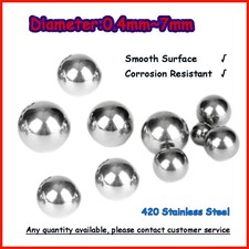 420 Stainless Solid Ball for Bearing Metal Decorative Beads Craft DIY Balls