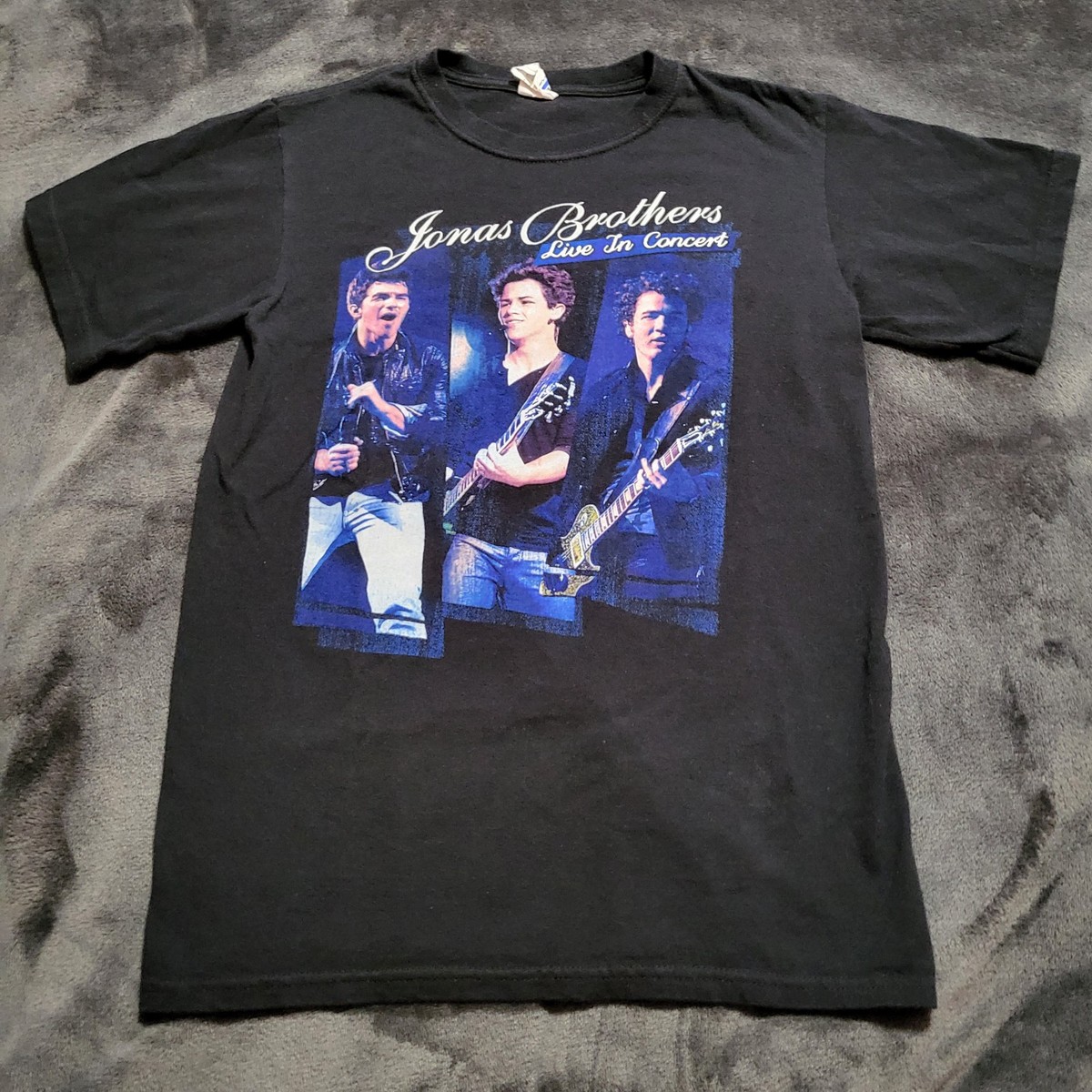 JONAS BROTHERS 2010 Live In Concert Tour T-Shirt Band Merch