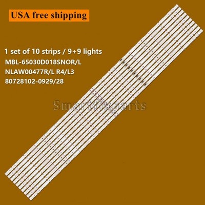 LED Backlight Strips For Sony MLB-65030D018SN0 KD-65X9500G KD-65XF9005