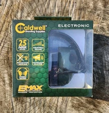 Caldwell 497700 E-Max 25NRR Electronic Hearing Protection Earmuffs Standard