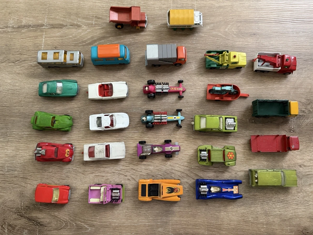 Matchbox Blue 1970 Vehicle Year Vintage Manufacture Diecast Cars