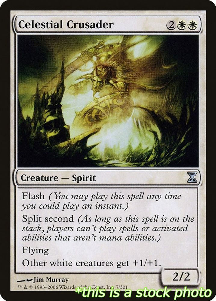 Celestial Crusader TSP Foil 7 Time Spiral NM
