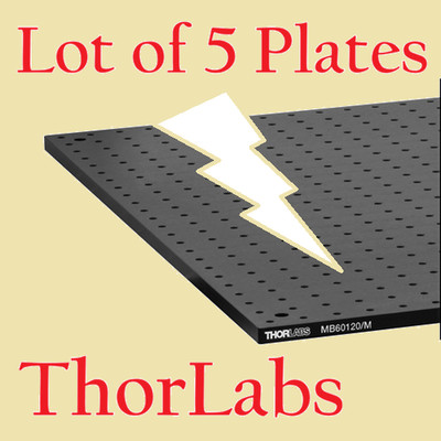 Lot of Aluminum Plates, Thorlabs optical laser flat breadboards CNC Thor Labs