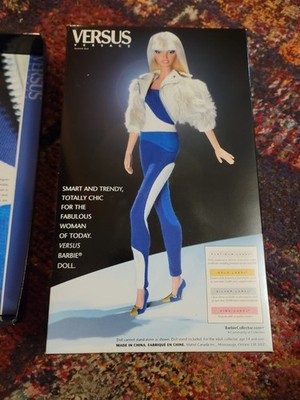 Vintage Versus Versace Barbie doll New in Box/NRFB 2004 Mattel B9767 Gold Label