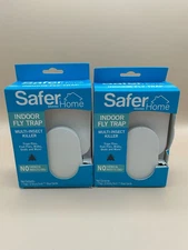 2 Pack - Safer Home SH502 Indoor Plug-In Fly Trap for Fruit Flies Moths Gnats