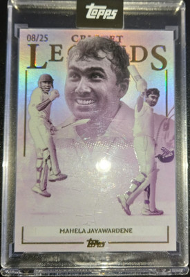 Topps Cricket Legends Of The Game - Mahela Jayawardene 08/25