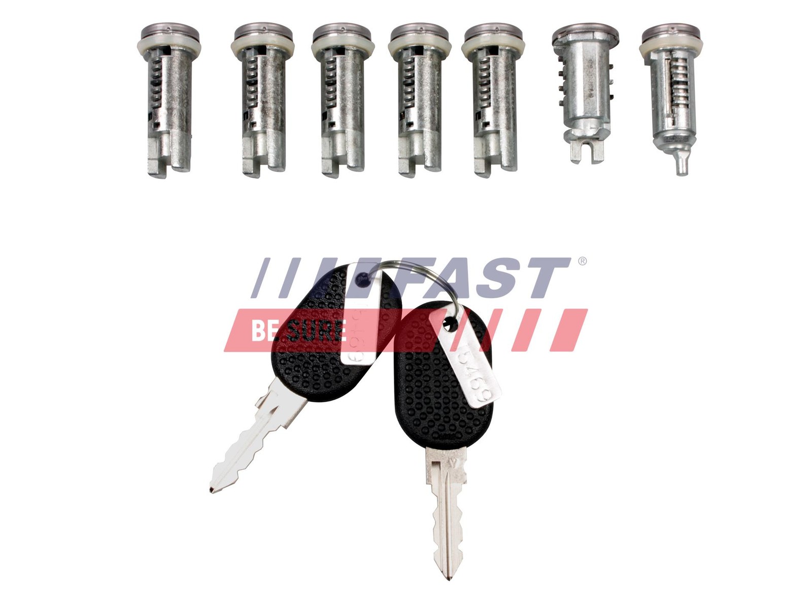 Fits FAST FT94107 DOOR LOCK CYLINDER FIAT DUCATO 94> SET