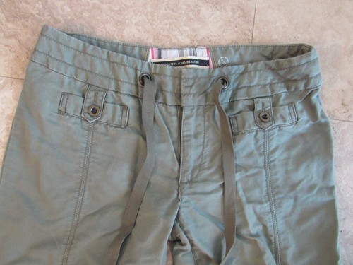 Khaki Damenhose Größe 4 Daughters Of The Liberation Leinenmischung - Bild 2 von 3