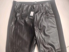 Fashion Nova spandex We Can Make It Work Pull Up Faux Leather Leggings Black L