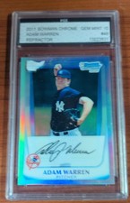 2011 Bowman - Chrome Prospects Adam Warren #BCP48 Refractor /799 (RC)