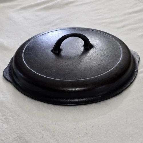 Vtg Griswold #9 Cast Iron Self Basting Skillet Cover Lid Top 1099A