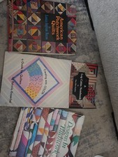 Lot of 4 QUILTING BOOKS Mixed Collection, Quilt Book Lot.