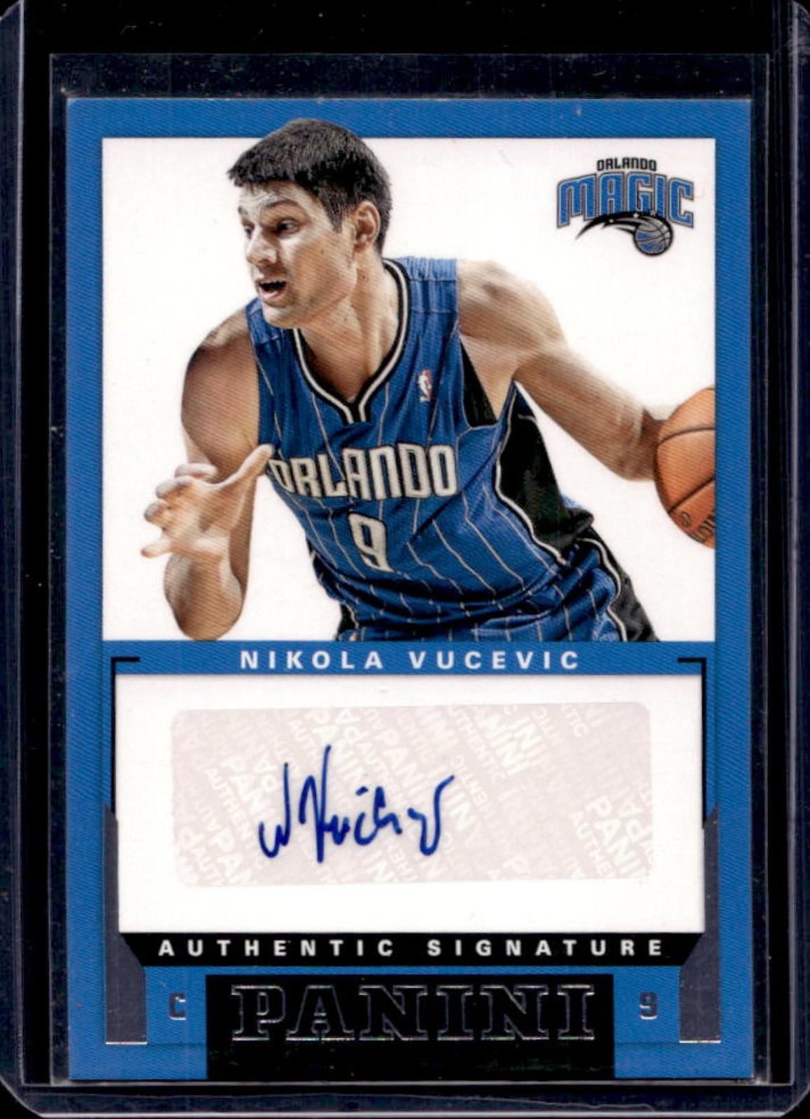 2012-13 Panini Nikola Vucevic Rookie Rookie RC Auto #55 Magic