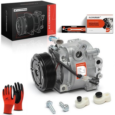 A-Premium A/C Compressor with Clutch for Buick Encore 2013-2022 Chevrolet Sonic