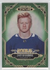 2020-21 Upper Deck Stature Rookies Green 100/175 Jack Rathbone #117 15ok
