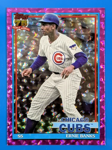 2026 Topps Series 2 Ernie Banks Crackle Foil (RAW)