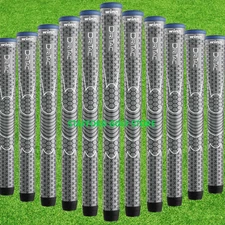 New Winn Dri-Tac Midsize 1/16" Golf Grips Set Dark Gray Dry Polymer Soft Feel