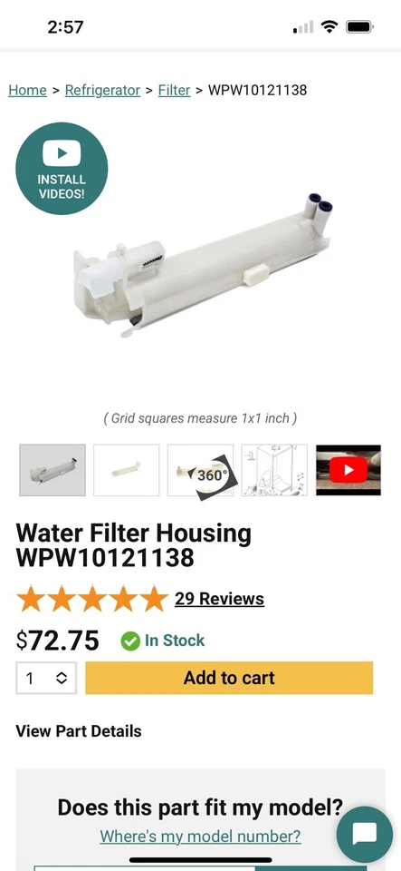 Refrigerador de Whirlpool puertas de apertura de doble lado tiene dispensador de agua y hielo Foto 4 de 4