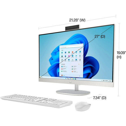 HP 27-cr0306 27" FHD All-In-One Desktop PC Intel Core i5-1334U 8GB 256GB Win11H - Bild 4 von 5