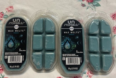 4~FEBREZE Unstopables FRESH Scent Wax Melts 6melt NOS New Retired Scent READ SEE