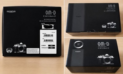 Olympus OM-D E-M10 Mark IV + 14-42mm EZ Schwarz NEU OVP Systemkamera