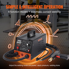 3KW Stud Welder Dent Puller Spot Welding Kit with 6 Modes  16 Accessories