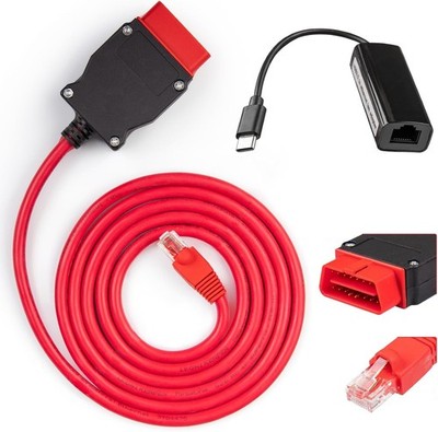 Enet OBD2 Cable for BMW F G i Series Coding, ENET Cable RJ45 Compatible with BMW
