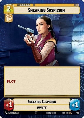 x3 Sneaking Suspicion - Hyperspace C Star Wars Secrets of Power M/NM