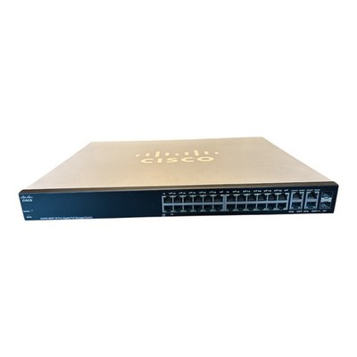 Cisco SG300-28MP 28 Port Gigabit PoE Managed Switch (Power Supply + Rack Ears)