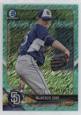 2018 Bowman Chrome Prospects Aqua Shimmer Refractor 57/125 Mackenzie Gore 8az