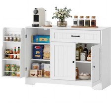 Produktbild - HOMCOM Sideboard Kommode mit Schubladen, verstellbaren Regalen Refurbished