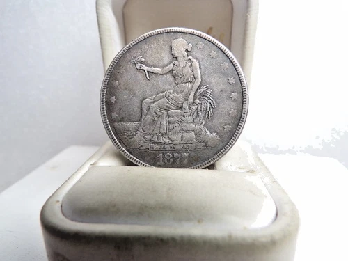 1877 TRADE DOLLAR SILVER $1 COIN # C 2360