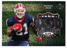 Willis McGahee 2006 Upper Deck 1000 Yard Rushing Club #1KR-WM Buffalo Bills